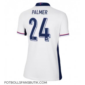 England Cole Palmer #24 Replika Hemmatröja Damer EM 2024 Kortärmad